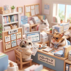 ワイ　ハロワで何もせず帰る