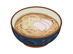 かけ蕎麦を頼む謎のおっさん