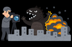 彡(^)(^)ミ「ゴジラとハムちゃんず同時上映したらお客さん来るやろなぁ‥」