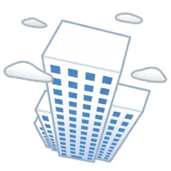 高層ビル19階から2人の成人女性が飛び降りか　1人死亡