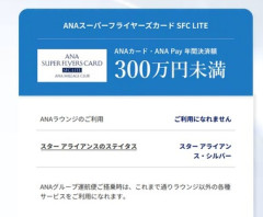 【悲報】ANAスーパーフライヤーズカードのサービス大刷新 ANAカード･ANA Pay年間決済額300万円未満はラウンジ利用できず
