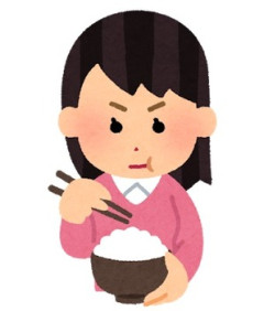 【冷めた】子供の頃からとにかくよく噛んで食べるようにおばあちゃんに躾けられたこともあって、今でも凄くよく噛んで食べてるんだけど、そんな私を観て彼が→