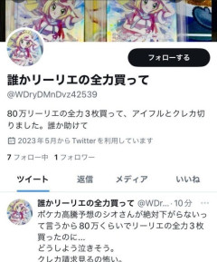 【悲報】ポケカ投資家「80万投資したカードが暴落した…」→現在の価格が笑えないことにｗｗｗｗｗ