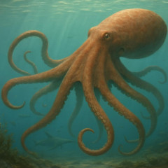 白亜紀のタコ、なんと最大19m 北大「どう猛。食物連鎖の頂点」