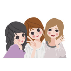 【画像】この巨胸美少女3人から同時に求愛されたらどうする？ｗｗｗ