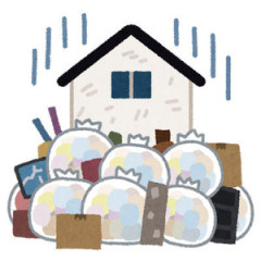 【キチ】大型ゴミの日なので色々ゴミ出ししたら、近所の鼻つまみママが「うわ～～すごい！宝の山じゃ～ん！」とゴミ捨て場を漁り出した→