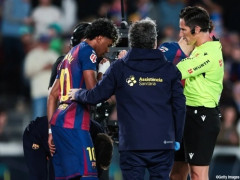 バルサFWヤマル、左脚負傷で全治５週間　W杯大会序盤は微妙に