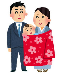 予防接種の翌日は子のお宮参り。親子3人で近所の神社でさっとお参りだけする予定が、初孫フィーバーの義母が神社に問い合わせた為に本格的にすることに…