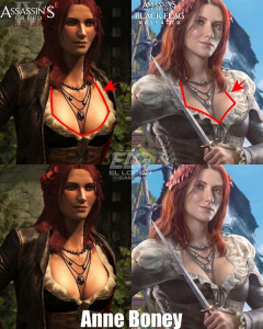 『アサシンクリード　ブラックフラッグ』のリメイク　女キャラのデザインがこちらｗｗｗｗ