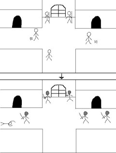 【画像】ゲームのこういう「序盤普通に歩けたとこが敵地になる」的なシチュが好き