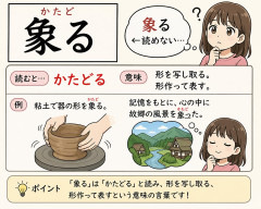 「象る」←読めない