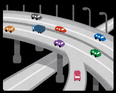 高速道路でリアル頭文字D現る