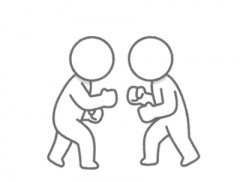 【決闘】122kgボディビルダーさん、57kg格闘家を煽った結果【→動画】