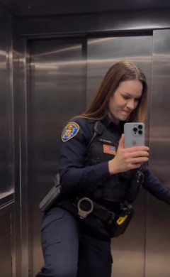 【動画】アメリカの金髪美女警察官の放屁が限界突破ｗｗｗｗ