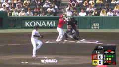 【阪神対広島4回戦】広島、初回2アウト二塁から坂倉のタイムリーで先制！広島は23イニングぶりの得点！！！！！！！！！！