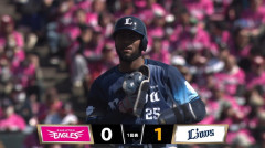 西武打線つながる！助っ人2人が連続タイムリー！