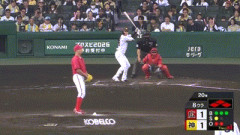 【阪神対広島4回戦】阪神、8回裏2アウト満塁から小幡が押し出し四球を選び1点勝ち越し！！！！！！！！！！！！！