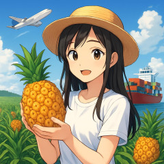 台湾パイナップル、中国禁輸5年で日米市場に定着 輸出99％が日本向け   |  パイナップル1日300gを毎日3ヶ月食べ続けたら