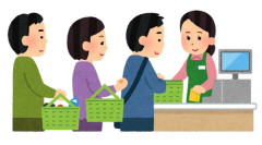 【イラッ】スーパーの激混みのレジに無駄に付き添いで並んでいるヤツ何なの？八割が奥さんの後について何もせずスマホいじってる男性なんだけど本当に邪魔