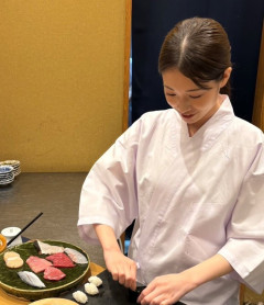 【速報】元HKT48 朝長美桜が握ってくれる鮨屋2万8000円！！【みおたす】