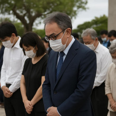 沖縄の平和教育「偏向的でない」 辺野古沖事故で黙とう   #玉城デニー知事 |  船長の無罪が確定www