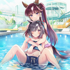 【ウマ娘】左下にアイちゃんがいないだけで、何故か不健全なイラストに見えてしまう