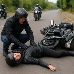 マスツーリングに来ていた４０代男性の大型バイクが転倒 同乗の２０代女性が意識不明の重体   #北九州 |  ツーリングって楽しいんだよ