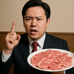 粗品、しゃぶ葉の“肉薄すぎ”騒動を切る「ごちそうを安価で済ませようとしている低所得者どもは文句言うな。金稼いでええ肉食わんかい」