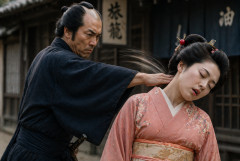 よく時代劇にある首チョップで女が気絶するんかね？