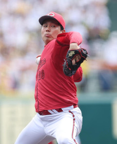 広島・栗林（7回1失点、負け投手）、猛省する「勝とうと思ったら先制点を与えてはいけない」