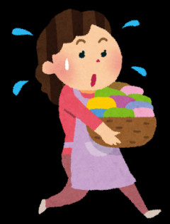 専業女「家事は大変！ 名前のない家事！」