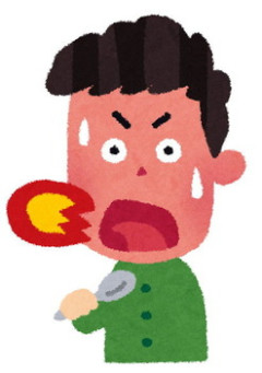 【辛党】旦那に内緒でカレーにジョロキア粉末を混ぜて食べようとしたら、家にいないはずの旦那が喉を押さえてもがき苦しんでいた。私「！？」旦那「こいつが頃人犯だ！