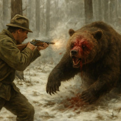 春期クマ捕獲中のハンターが発砲、命中し落下してきたクマが起き上がり襲ってくる…顔面や頭部に重傷   #北海道