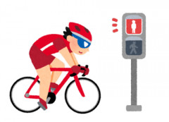 【動画】ロードバイク、とんでもない勢いで車に突っ込む🚴‍♂