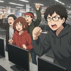 ヨドバシ梅田、限界左翼のせいで液タブの電源が全てオフに   |  これは業務妨害だろ