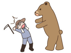 【（・(ｪ)・）】山菜採り中の男性がクマに襲われる　けがするも自力で下山　福島