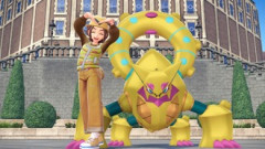 ポケモン公式「色違いのボルケニオンと記念撮影」