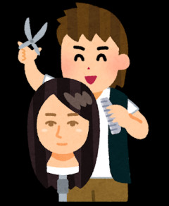 切り終えた床屋「今日は遊びに行くの？ワックスかなんか付けとく？」