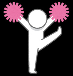 【動画】台湾チアガール、ダンスの振り付けが限界間近