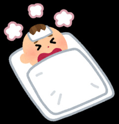 【早く病院】小1の子供が熱出して2ヶ月。最初はマイコプラズマだった、でも未だに微熱が続いていて心配。熱以外に症状はなく元気だから様子見てたけど、そろそろ医者に