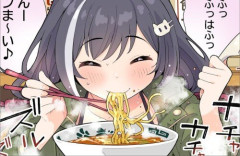 【プリコネ】ラーメン食べてるキャルちゃん、行儀が悪いけど可愛い