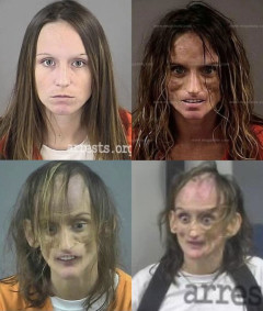 【画像】覚醒剤を15年間やり続けた女性の風貌、やばすぎる