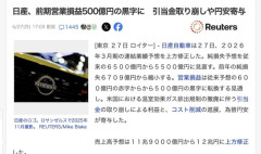【朗報】日産、なんか黒字になる