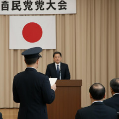 「自民党党大会で現役自衛隊員による国歌斉唱は自衛隊法に違反」と刑事告発 市民団体   |  自衛官の制服って私的な礼服にあたるんじゎね