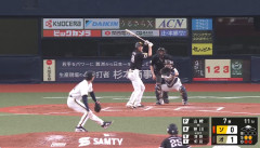 本日昇格の笹川吉康がさっそく大活躍！！タイムリーヒットで同点に