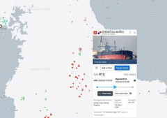 出光興産子会社の石油タンカー｢出光丸｣がホルムズ海峡を航行中か サウジ産の原油200万バレルを積載