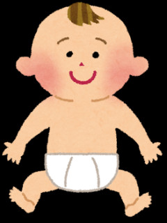 【うちの子あるある】我が子は私そっくりなタレ目の間抜け顏、というのはちゃんと分かってるけど、オムツ一丁の我が子をじっくり眺めたら、受胎告知とかの絵画の天使に見え