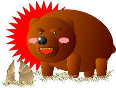 【悲報】安達結希さんのためにお供え→野生のクマが召喚される→祭壇撤去