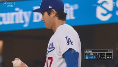 大谷翔平、2回表1アウト三塁からマーリンズ・ケイシーに犠牲フライを打たれ先制点を許す…