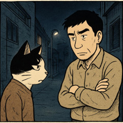 「デモなんてやってもしょうがないよ」夫とは意見が違って…夜廻り猫   #漫画家